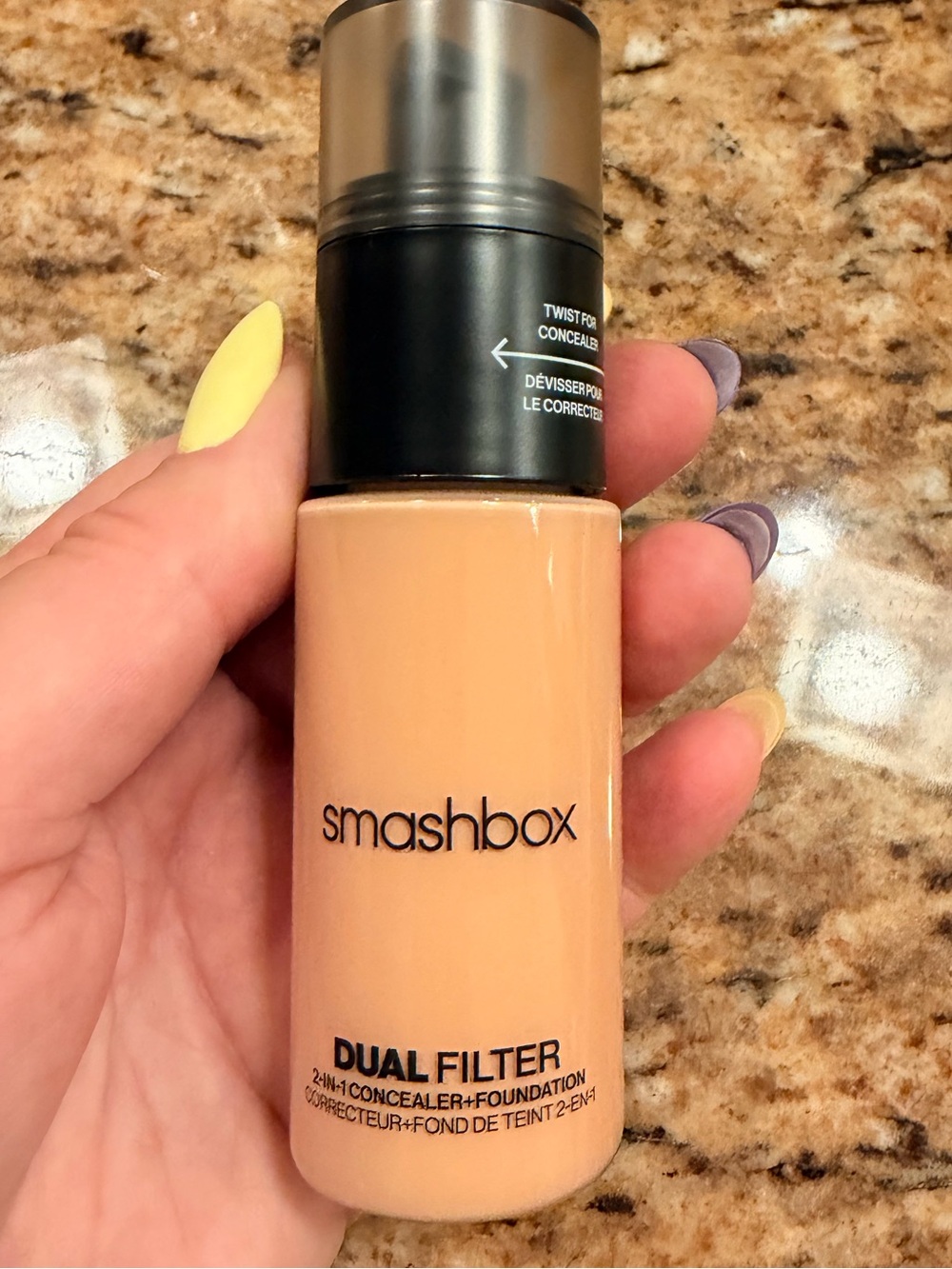 Smashbox Dual Filter Concealer + Foundation — Fair 3 Warm NEW